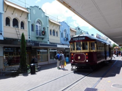 Christchurch, tram touristique