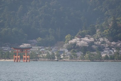 Ile de Miyajima - Vue depuis le ferry