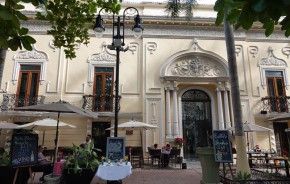 Mérida - Calle 60 - Plaza Hidalgo, le restaurant où on dinera le soir