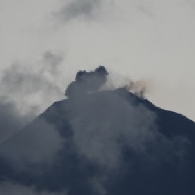 Antigua - Vue sur le volcan Fuego