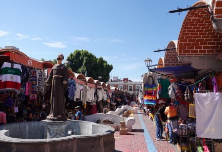 Puebla - Quartier des Artistes et marché artisanal