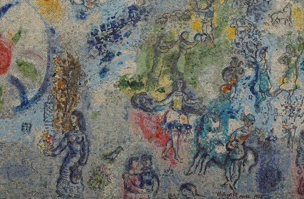 Chicago - The Loop - Fresque en mosaïque de Chagall